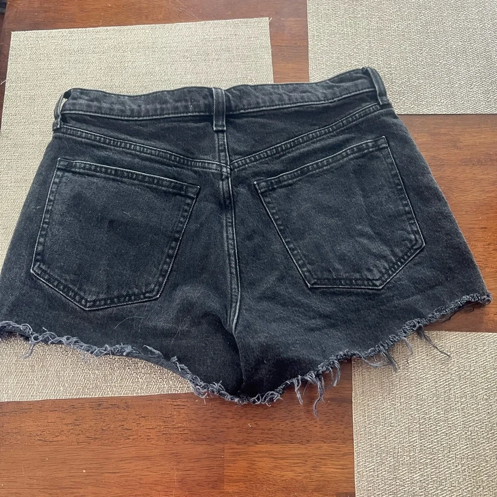 Abercrombie & Fitch‎ black denim shorts